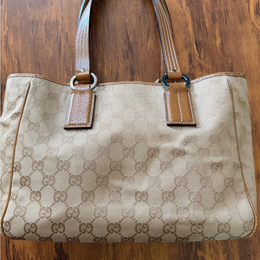 Pre-Loved Gucci GG Canvas Tote Bag